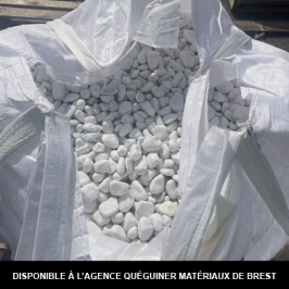 GALET MARBRE BLANC 